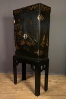 Decorative Chinoiseries Lacquer Work Cabinet on Stand (3 of 12) Decorative Chinoiseries Lacquer Work Cabinet on Stand (3 of 12)
