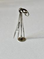 Edwardian Silver Pipe Tool Set - Tamper HM Birmingham 1902 Charles Edward Adams