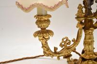 Antique French Gilt Metal Candelabra Table Lamp (9 of 9) Antique French Gilt Metal Candelabra Table Lamp (9 of 9)