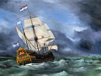 Huge Magnificent 20th Century Vintage Seascape Oil Painting - Battleship in Rough Sea (8 of 12) Huge Magnificent 20th Century Vintage Seascape Oil Painting - Battleship in Rough Sea (8 of 12)