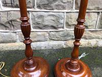 Pair of Antique Mahogany Floor Standard Lamps (3 of 8) Pair of Antique Mahogany Floor Standard Lamps (3 of 8)