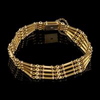Antique Victorian 15ct Gold Gate Bracelet c.1900 (2 of 5) Antique Victorian 15ct Gold Gate Bracelet c.1900 (2 of 5)