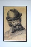 19th Century Charcoal Drawing Bearded Gent (2 of 10) 19th Century Charcoal Drawing Bearded Gent (2 of 10)