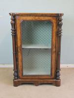 Antique Victorian Burr Walnut Display Cabinet (7 of 9) Antique Victorian Burr Walnut Display Cabinet (7 of 9)