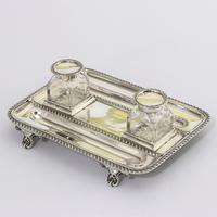 Quality Silver Inkstand with Twin Inkbottles by Elkington & Co. 1898 (4 of 12) Quality Silver Inkstand with Twin Inkbottles by Elkington & Co. 1898 (4 of 12)