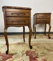 Vintage French Pair of Louis Style Bedsides Tables Oak Cabinets (2 of 12) Vintage French Pair of Louis Style Bedsides Tables Oak Cabinets (2 of 12)