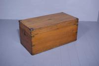 Early Victorian Military Style Camphor Wood Box