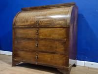 Biedermeir Mahogany Veneered Cylinder Bureau Desk 19th Century (7 of 14) Biedermeir Mahogany Veneered Cylinder Bureau Desk 19th Century (7 of 14)