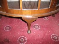 Bow Front Walnut Display Cabinet (3 of 3) Bow Front Walnut Display Cabinet (3 of 3)