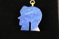 Chinese Gold Mounted Lapis Lazuli Elephant Pendant (2 of 2) Chinese Gold Mounted Lapis Lazuli Elephant Pendant (2 of 2)