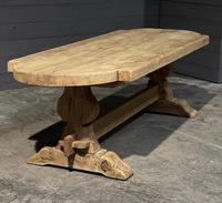 Large Rustic French Bleached Oak Farmhouse Dining Table (3 of 40) Large Rustic French Bleached Oak Farmhouse Dining Table (3 of 40)