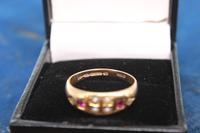 15ct 1845 Ruby & Pearl ring, Size Q, Weighing 4.2g (5 of 5) 15ct 1845 Ruby & Pearl ring, Size Q, Weighing 4.2g (5 of 5)
