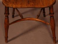 Single Wheel Back Kitchen Windsor Chair in Yew Wood (6 of 6) Single Wheel Back Kitchen Windsor Chair in Yew Wood (6 of 6)