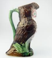 Attractive Novelty Majolica Pottery William Brownfield Owl Jug 2. C.1885 (3 of 8) Attractive Novelty Majolica Pottery William Brownfield Owl Jug 2. C.1885 (3 of 8)