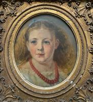 Fine Original 19th Century Circular Oil Portrait Painting of a Child for Reframing/tlc (2 of 11) Fine Original 19th Century Circular Oil Portrait Painting of a Child for Reframing/tlc (2 of 11)