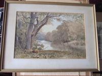 William Eyre Walker RWS: 19th century watercolour of a river landscape (2 of 2) William Eyre Walker RWS: 19th century watercolour of a river landscape (2 of 2)