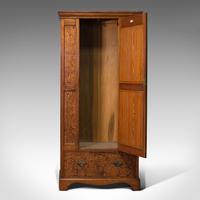 Antique Wardrobe, English, Pitch Pine, Closet, Dressing Mirror, Victorian c.1900 (3 of 12) Antique Wardrobe, English, Pitch Pine, Closet, Dressing Mirror, Victorian c.1900 (3 of 12)