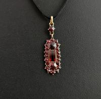Antique Art Nouveau Bohemian Garnet Pendant (2 of 12) Antique Art Nouveau Bohemian Garnet Pendant (2 of 12)