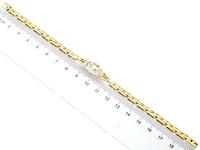 0.35ct Diamond & Pearl, 14ct Yellow Gold Bracelet - Antique c.1910 (5 of 8) 0.35ct Diamond & Pearl, 14ct Yellow Gold Bracelet - Antique c.1910 (5 of 8)