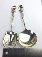 Sterling Silver Canadian Servers "Enamel" with Indian Motifs Available Worldwide (7 of 11) Sterling Silver Canadian Servers "Enamel" with Indian Motifs Available Worldwide (7 of 11)