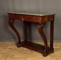 French Louis Philippe Period Mahogany Console Table (9 of 12) French Louis Philippe Period Mahogany Console Table (9 of 12)