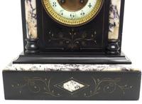 Very Fine French Slate & Marble Mantel Clock 8 Day Striking Mantle Clock (9 of 10) Very Fine French Slate & Marble Mantel Clock 8 Day Striking Mantle Clock (9 of 10)