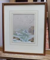 Watercolour Seagull seascape List Artist Noel Hubert Hopking (2 of 10) Watercolour Seagull seascape List Artist Noel Hubert Hopking (2 of 10)