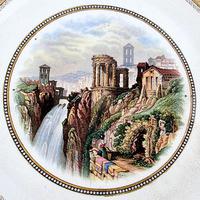 Prattware A Roman Waterfall Tazza No.123 (2 of 4) Prattware A Roman Waterfall Tazza No.123 (2 of 4)