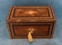 Victorian Walnut Twin Section Tea Caddy (7 of 17) Victorian Walnut Twin Section Tea Caddy (7 of 17)