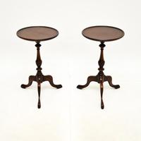 Pair of Mahogany Wine Tables