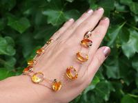 124.21ct Citrine & 9ct Rose Gold Riviere Necklace - Antique c.1890 (2 of 9) 124.21ct Citrine & 9ct Rose Gold Riviere Necklace - Antique c.1890 (2 of 9)