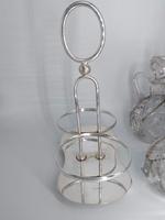 Whisky / Brandy Cut Glass EPNS Silver Set of Decanters (4 of 10) Whisky / Brandy Cut Glass EPNS Silver Set of Decanters (4 of 10)