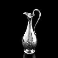 Antique Victorian Solid Silver Claret Jug / Wine Ewer - Elkington 1864 (2 of 16) Antique Victorian Solid Silver Claret Jug / Wine Ewer - Elkington 1864 (2 of 16)