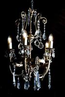 Antique Bronze French Figural 5 Light Chandelier (2 of 7) Antique Bronze French Figural 5 Light Chandelier (2 of 7)