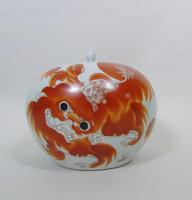 Antique Chinese Porcelain Lidded Dragon Bowl (10 of 10) Antique Chinese Porcelain Lidded Dragon Bowl (10 of 10)
