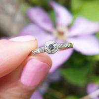 Antique 18ct Gold Diamond Solitaire Ring, Old Cut Engagement Ring (2 of 6) Antique 18ct Gold Diamond Solitaire Ring, Old Cut Engagement Ring (2 of 6)