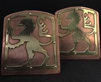 Pair of Copper & Brass Arts & Crafts Bookends (2 of 4) Pair of Copper & Brass Arts & Crafts Bookends (2 of 4)