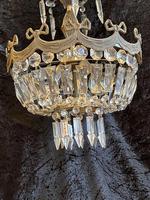 Elegant Pair of French Basket Chandelier (10 of 12) Elegant Pair of French Basket Chandelier (10 of 12)