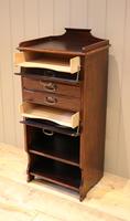 Walnut Finish Music Cabinet (6 of 10) Walnut Finish Music Cabinet (6 of 10)