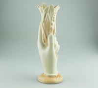 A Continental Porcelain / Parian Novelty Hand Painted Hand Vase 3 C.19thc (2 of 6) A Continental Porcelain / Parian Novelty Hand Painted Hand Vase 3 C.19thc (2 of 6)