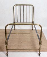 Brass Bed Frame Victorian 19th Century Single Bedframe Cast Iron (12 of 12) Brass Bed Frame Victorian 19th Century Single Bedframe Cast Iron (12 of 12)