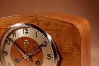 Art Deco Black Forest Very Stylish Walnut Mantel Clock c.1940 (5 of 8) Art Deco Black Forest Very Stylish Walnut Mantel Clock c.1940 (5 of 8)