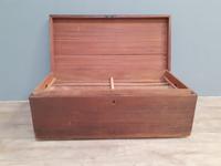 Early 20th Century teak travelling trunk (3 of 5) Early 20th Century teak travelling trunk (3 of 5)