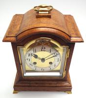 Rare Antique Oak Mantel Clock 8 Day Striking Bracket Clock (8 of 14) Rare Antique Oak Mantel Clock 8 Day Striking Bracket Clock (8 of 14)