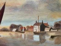 Contemporary, British School - Sailing on the Estuary - Seascape Oil Painting (8 of 11) Contemporary, British School - Sailing on the Estuary - Seascape Oil Painting (8 of 11)