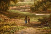Oil Painting by William Ward Gill "Tintern Abbey" (5 of 7) Oil Painting by William Ward Gill "Tintern Abbey" (5 of 7)