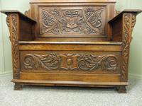 Carved Oak Green Man Bench (8 of 13) Carved Oak Green Man Bench (8 of 13)