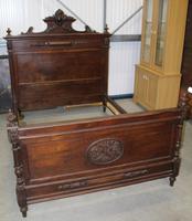 1900's King Size Carved Oak Empire Style Bed Frame (2 of 4) 1900's King Size Carved Oak Empire Style Bed Frame (2 of 4)