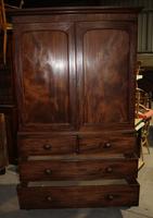 1890's Quality Mahogany Linen Press with Slides (2 of 5) 1890's Quality Mahogany Linen Press with Slides (2 of 5)