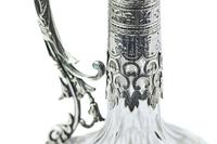 Stunning Antique Victorian Silver Plate Mounted Claret Jug (4 of 9) Stunning Antique Victorian Silver Plate Mounted Claret Jug (4 of 9)